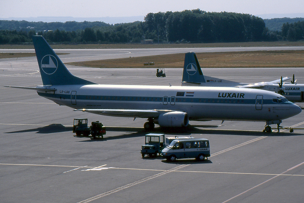 LX-LGG · Boeing 737-4C9 · (LUX / ELLX)