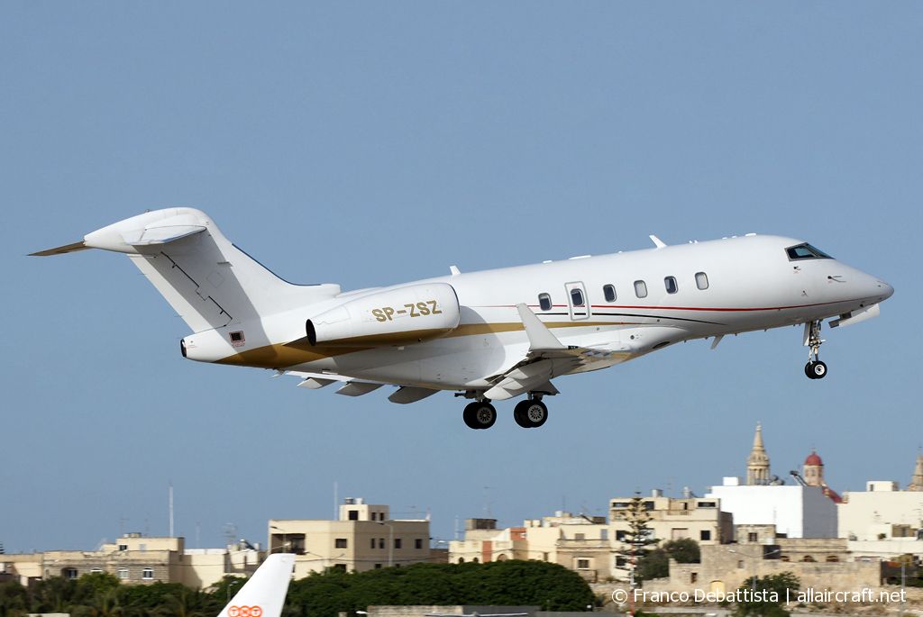SP-ZSZ · Bombardier BD-100-1A10 Challenger 300 · (MLA / LMML)