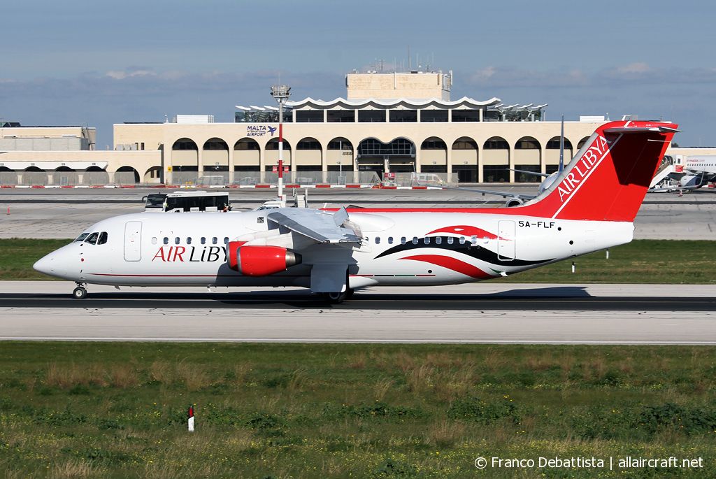 5A-FLF (E3381) 2001 British Aerospace Avro RJ100