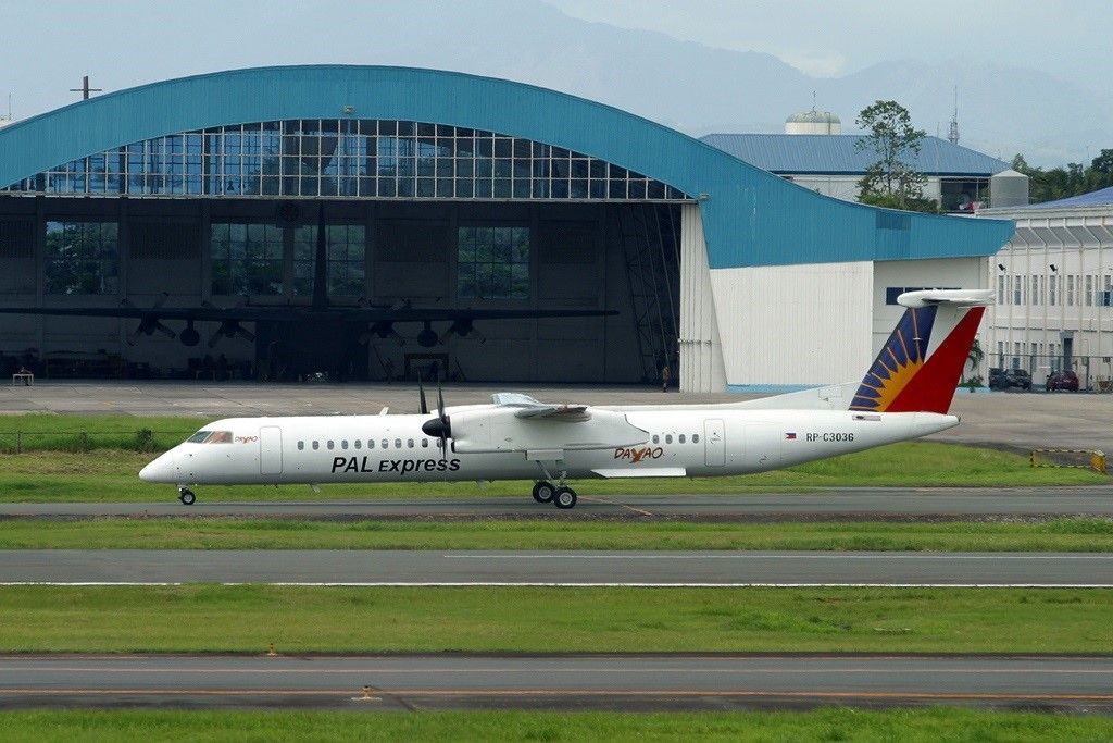 RP-C3036 · Bombardier Dash 8-Q402 · (MNL / RPLL)