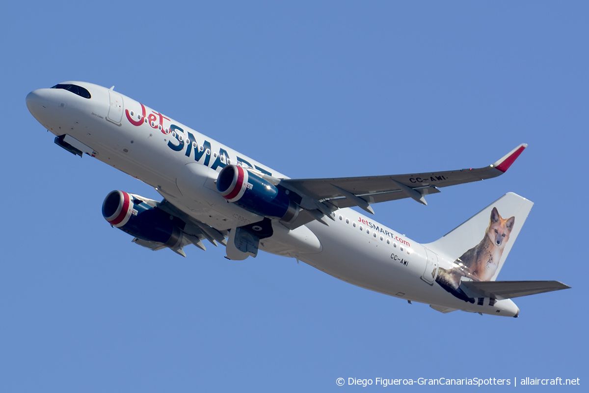 CC-AWI · Airbus A320-232(WL) · (LPA / GCLP)