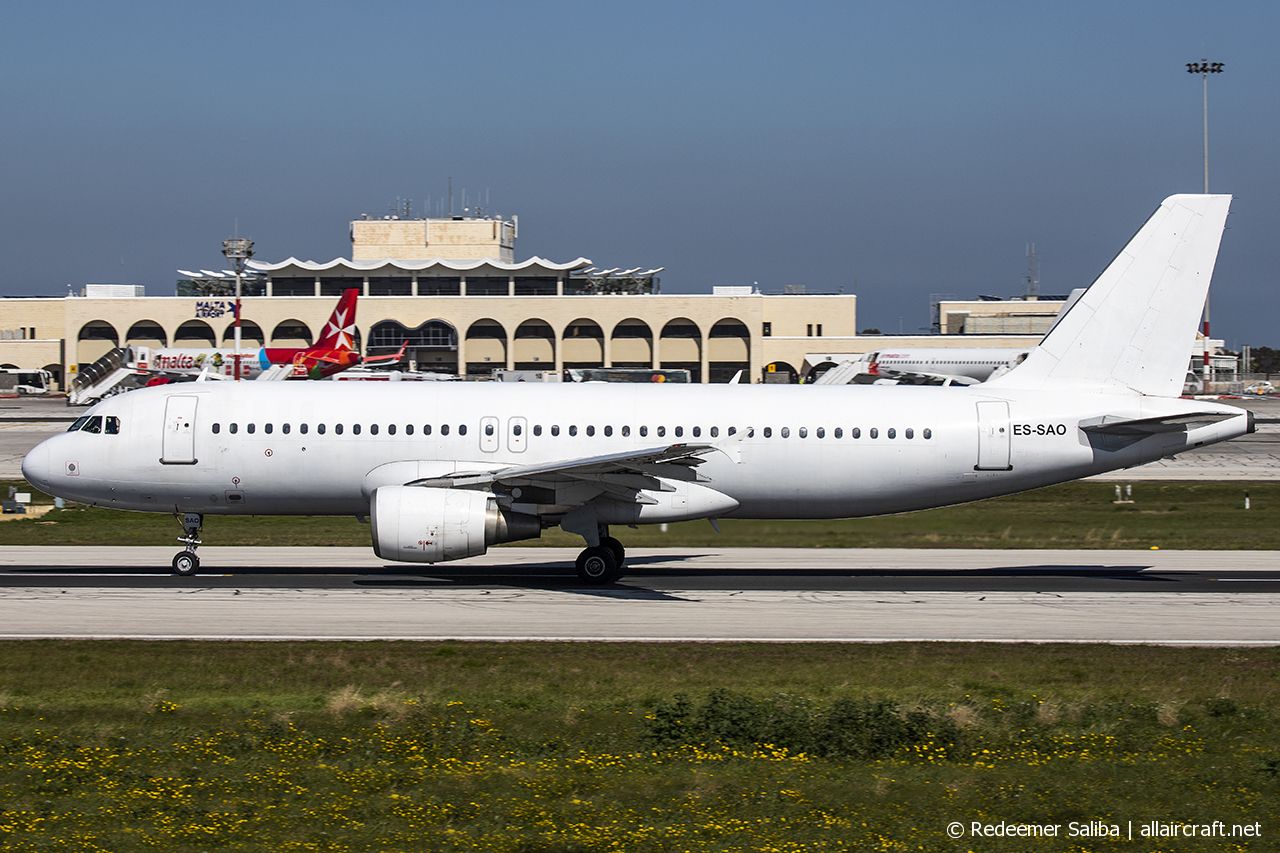 ES-SAO · Airbus A320-214 · (MLA / LMML)