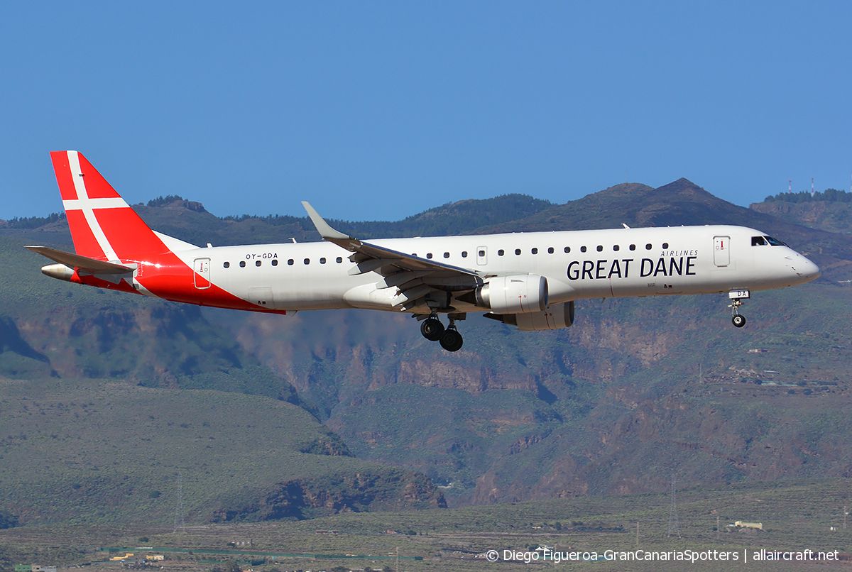 OY-GDA · Embraer 190-200LR · (LPA / GCLP)