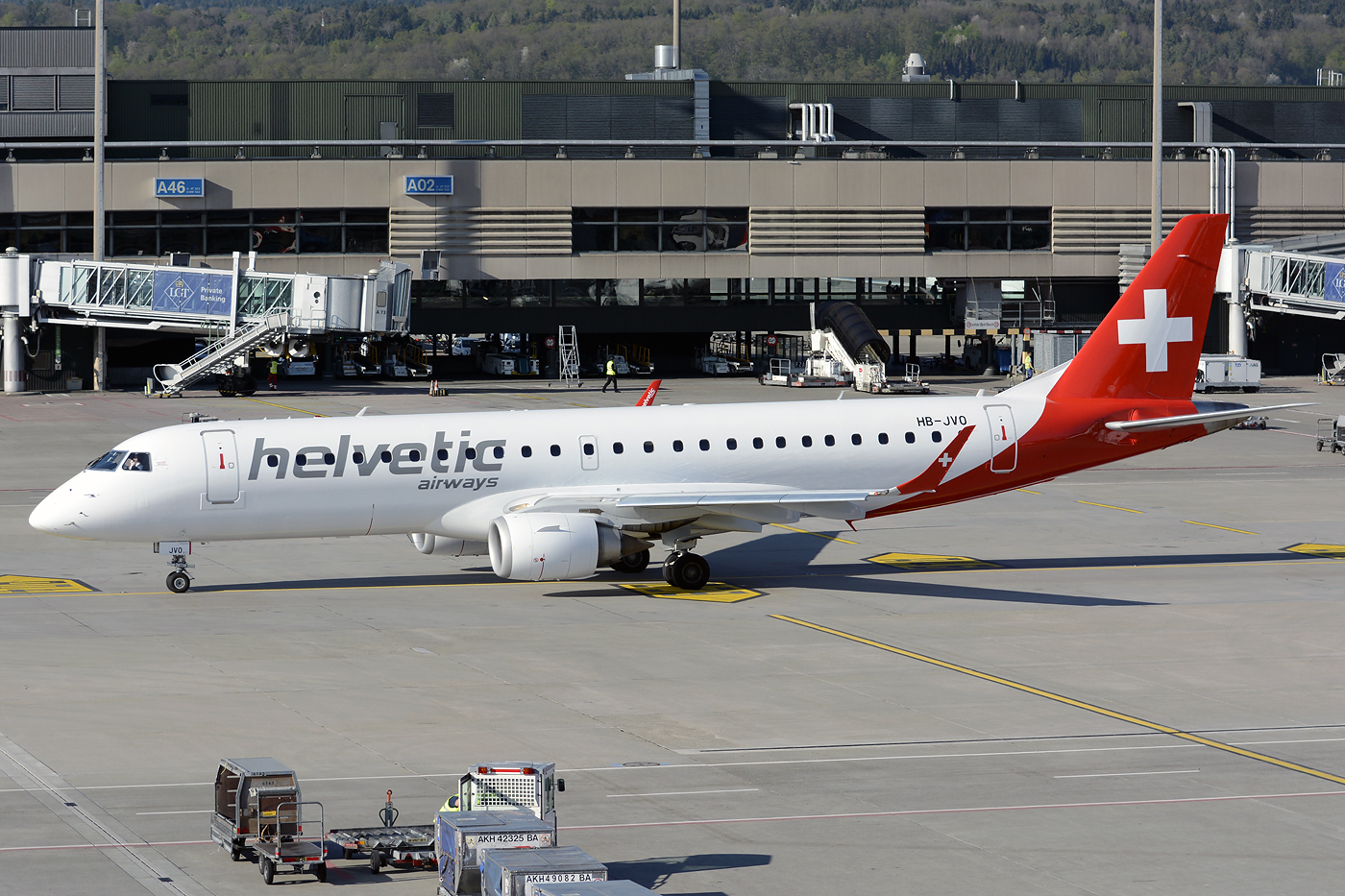 HB-JVO · Embraer 190-100LR · (ZRH / LSZH)