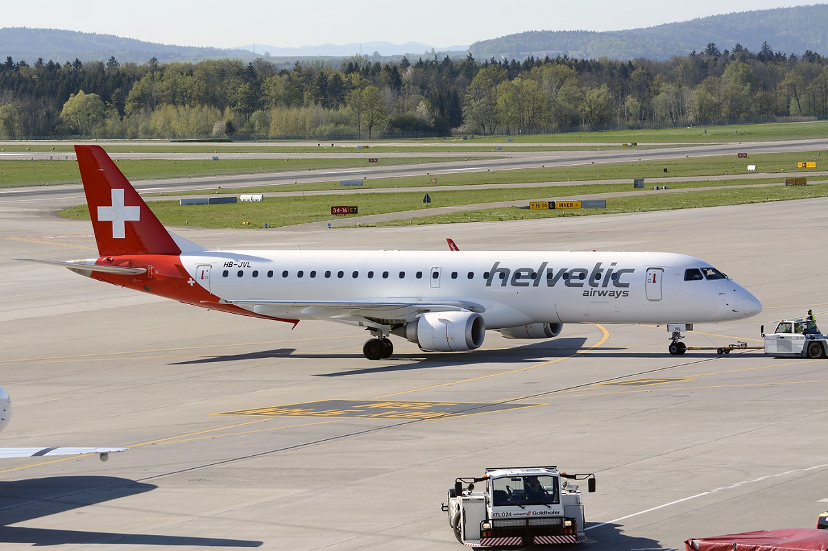 HB-JVL · Embraer 190-100LR · (ZRH / LSZH)