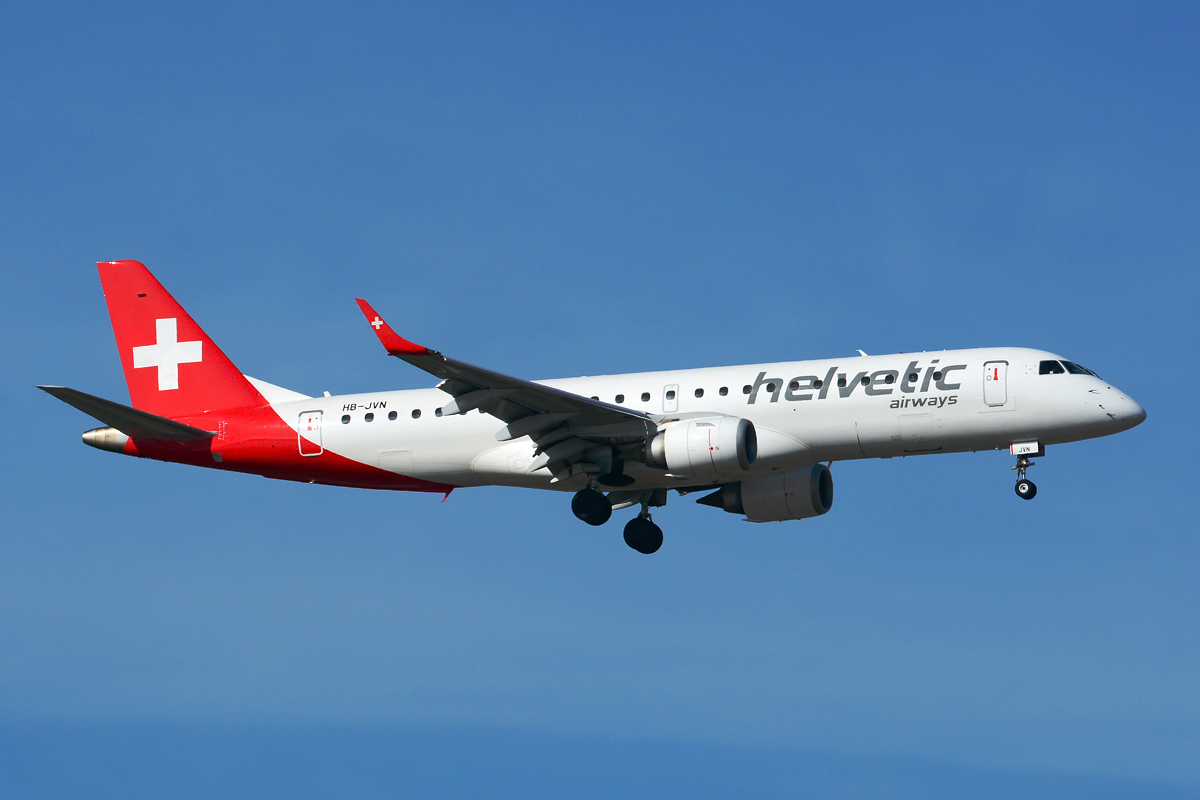 HB-JVN · Embraer ERJ-190LR · (LPA / GCLP)