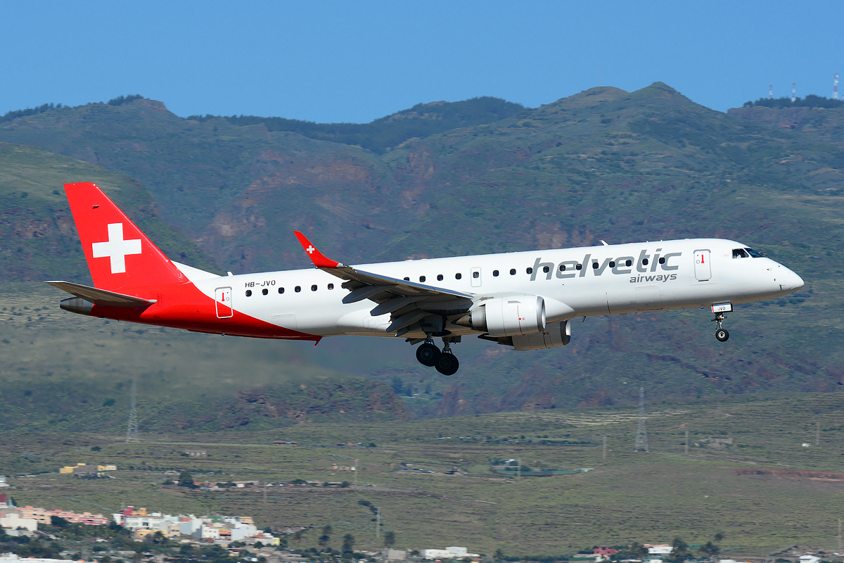 HB-JVO · Embraer 190-100LR · (LPA / GCLP)