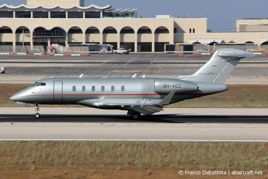 9H-VCC · Bombardier BD-100-1A10 Challenger 350 · (MLA / LMML)