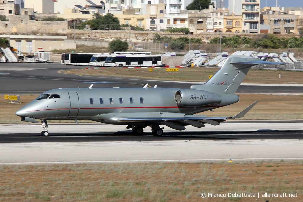 9H-VCJ · Bombardier BD-100-1A10 Challenger 350 · (MLA / LMML)