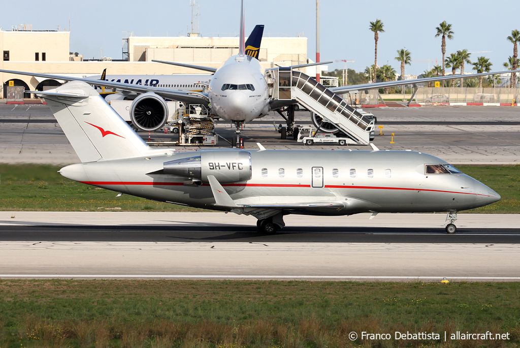 9H-VFC · Bombardier CL-600-2B16 Challenger 605 · (MLA / LMML)