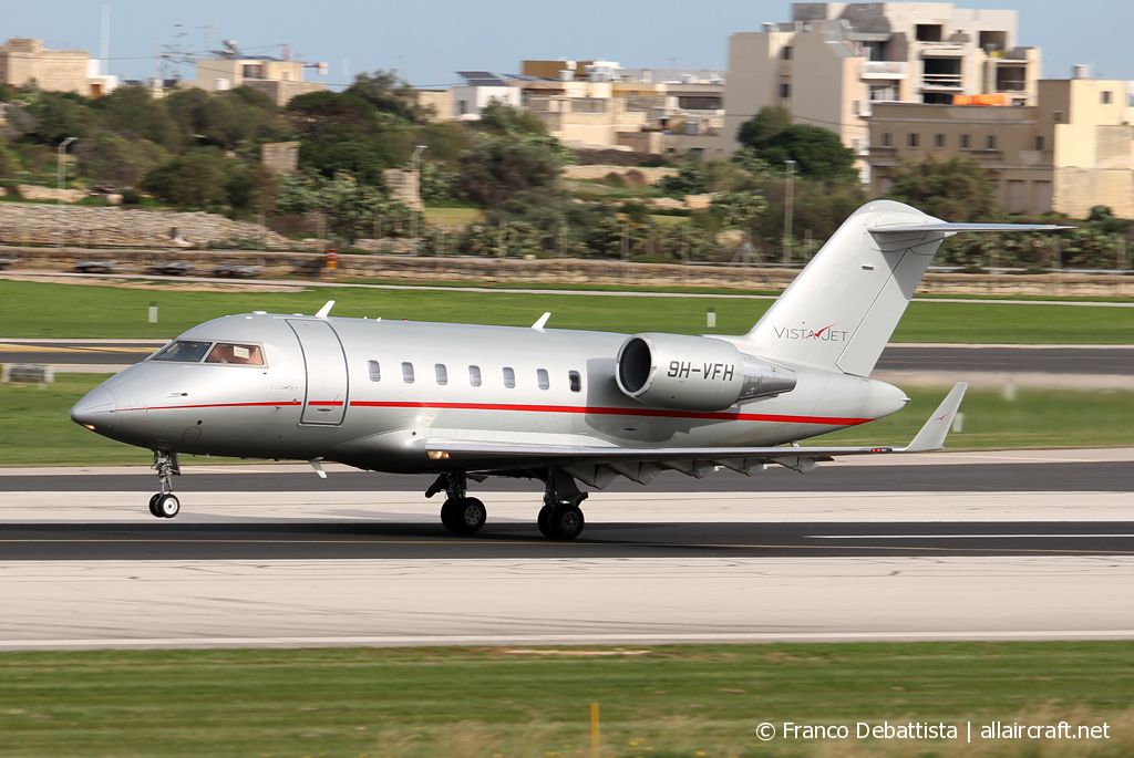 9H-VFH · Bombardier CL-600-2B16 Challenger 605 · (MLA / LMML)