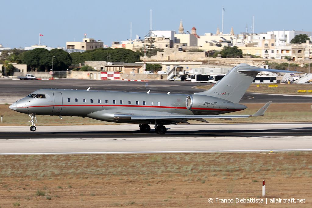 9H-VJZ · Bombardier BD-700-1A10 Global 6000 · (MLA / LMML)