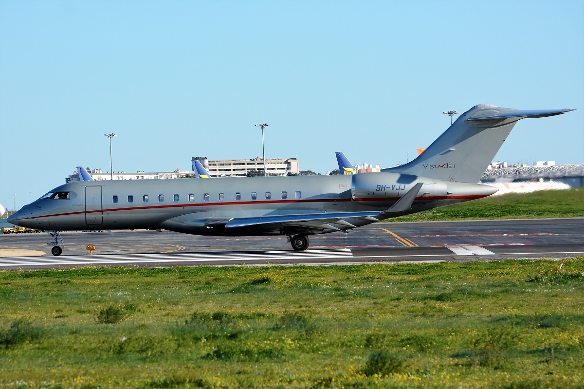 9H-VJJ · Bombardier BD-700-1A10 Global 6000 · (LIS / LPPT)
