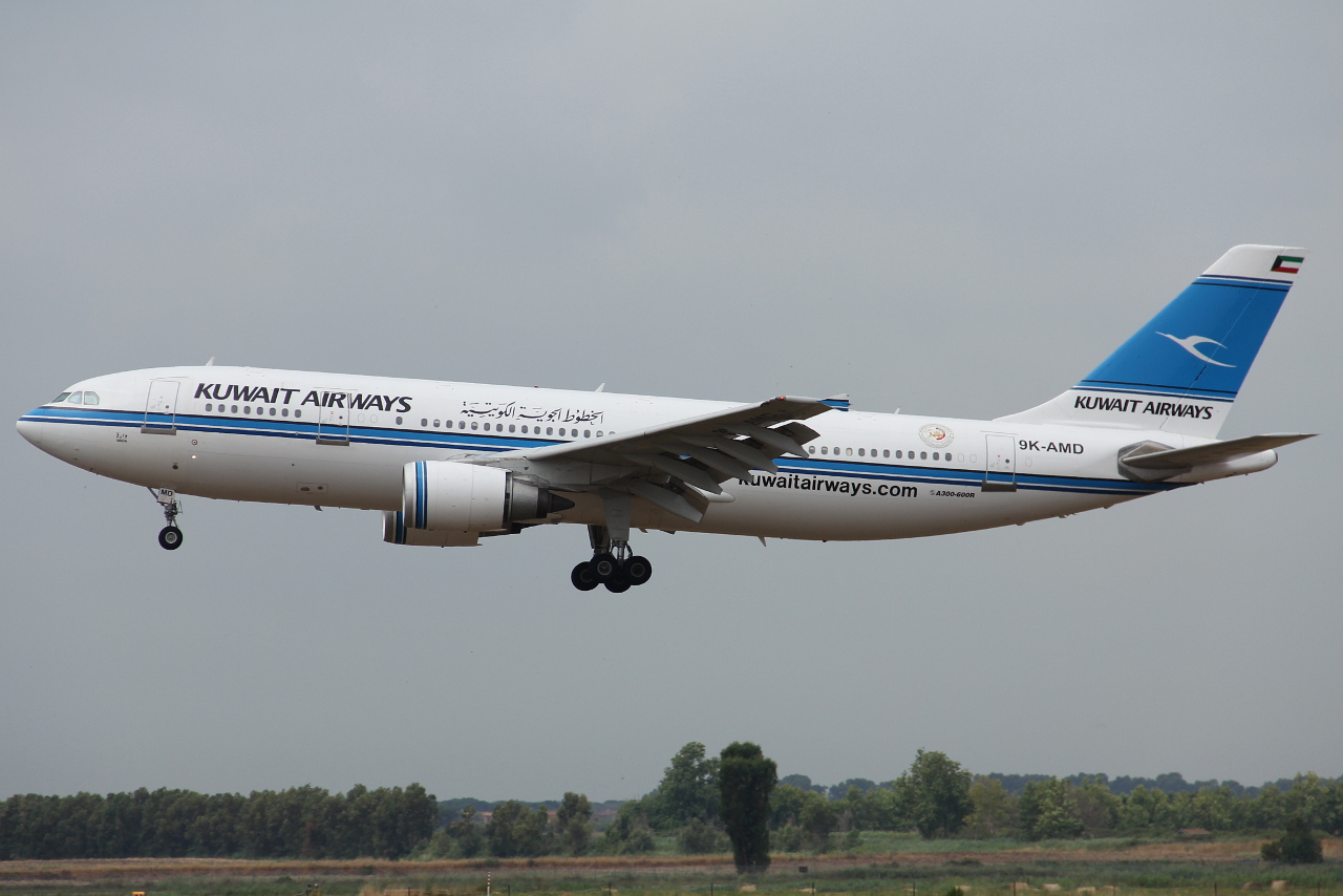 9K-AMD · Airbus A300B4-605R · (FCO / LIRF)