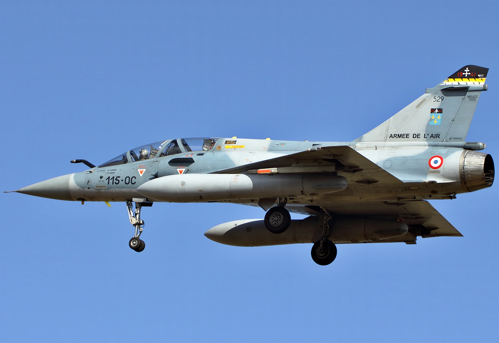 529 / 115-OC · Dassault Mirage 2000B · (LPA / GCLP)