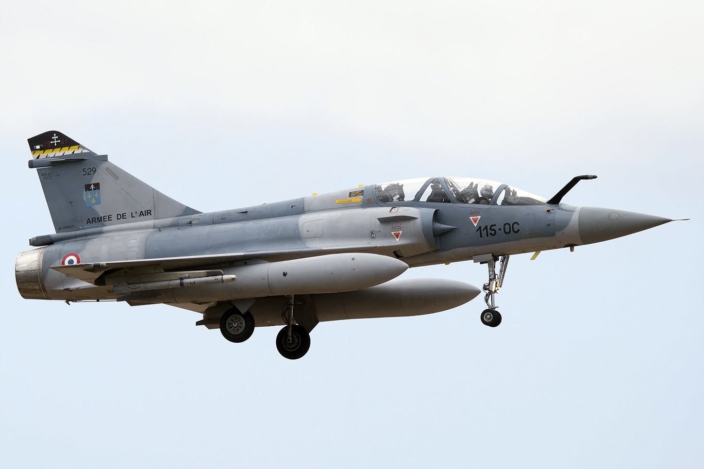 529 / 115-OC · Dassault Mirage 2000B · (LPA / GCLP)