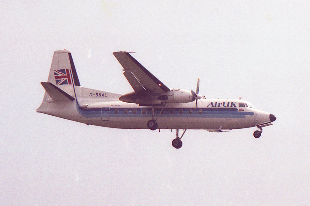 G-BNAL (cn 10334) Fokker F-27-600