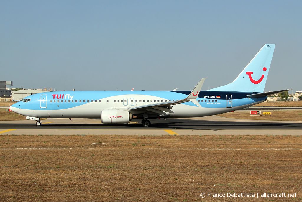D-ATUM · Boeing 737-8K5(WL) · (MLA / LMML)