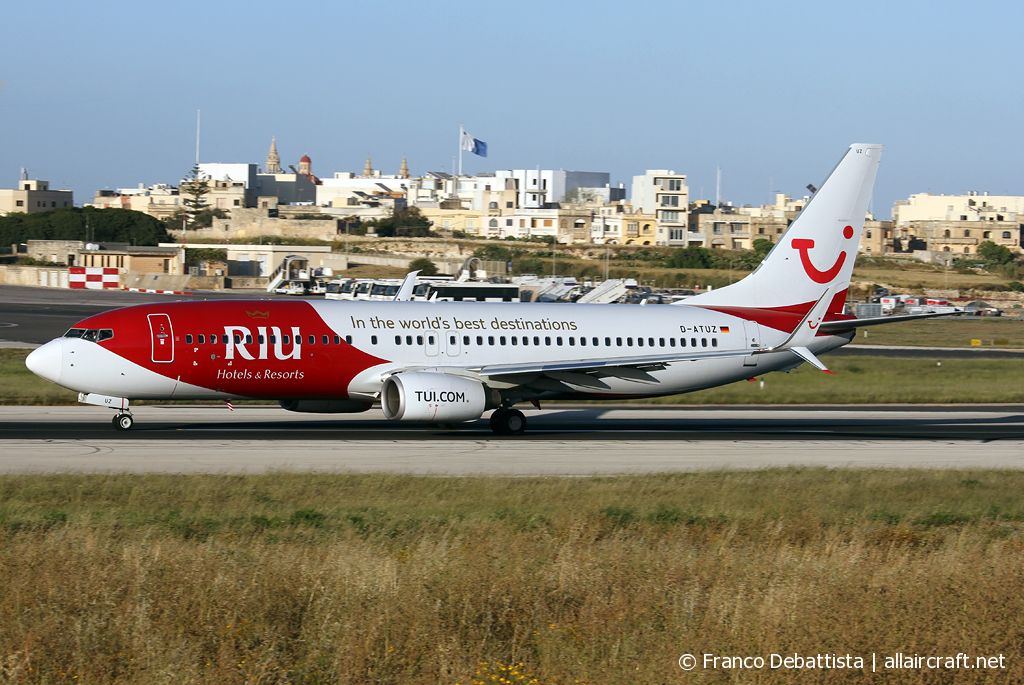 D-ATUZ · Boeing 737-8K5(WL) · (MLA / LMML)