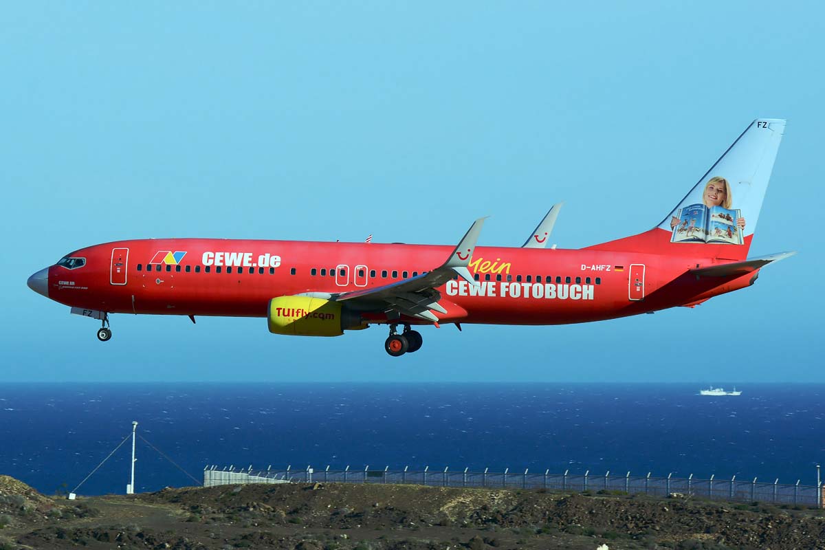D-AHFZ · Boeing 737-8K5(WL) · (LPA / GCLP)