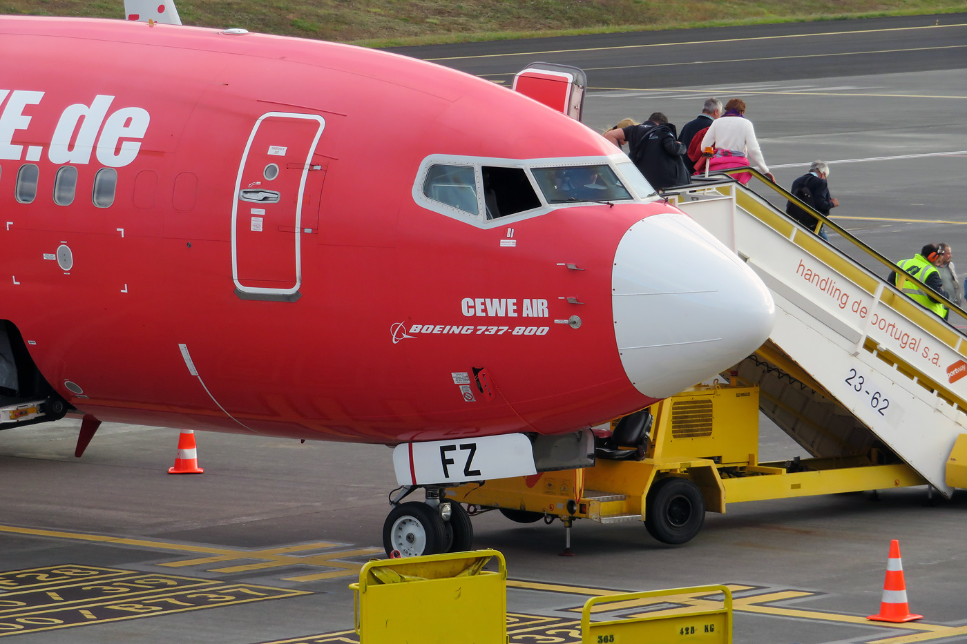 D-AHFZ · Boeing 737-8K5(WL) · (FNC / LPMA)
