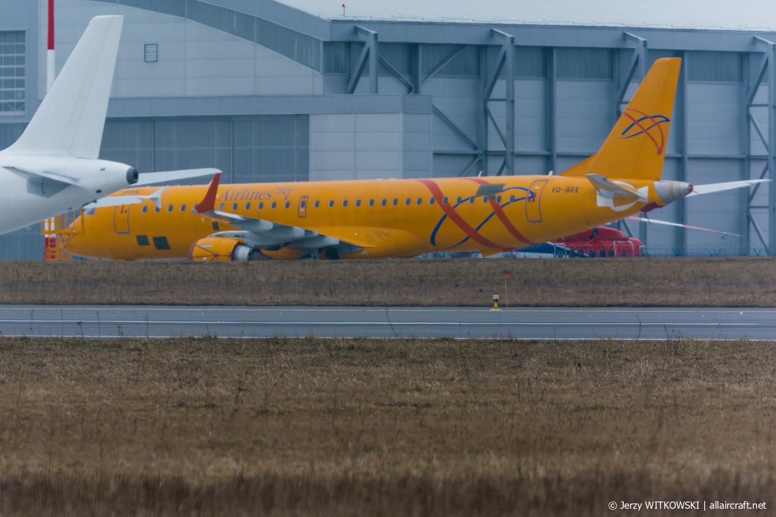 VQ-BRX · Embraer 190-200IGW · (RZE / EPRZ)