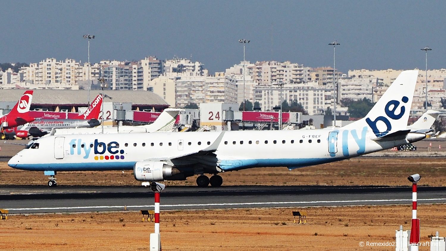 G-FBEF · Embraer 190-200LR · (FAO / LPFR)
