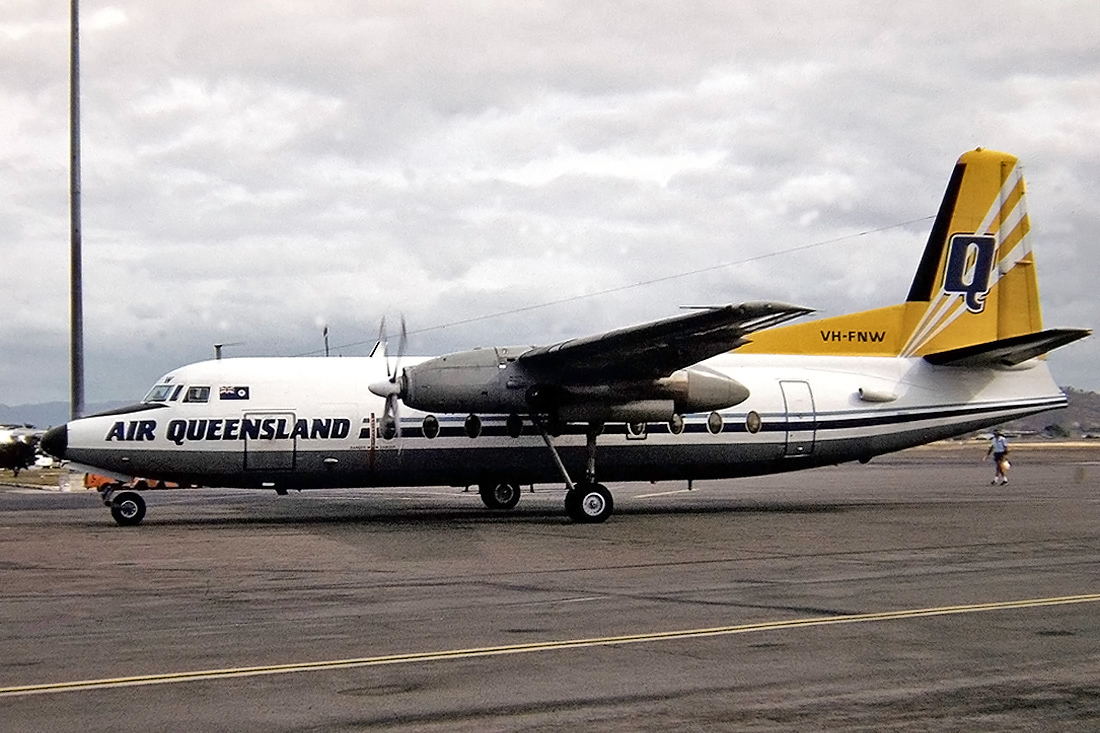 VH-FNW · Fokker F-27-200 Friendship · (TSV / YBTL)