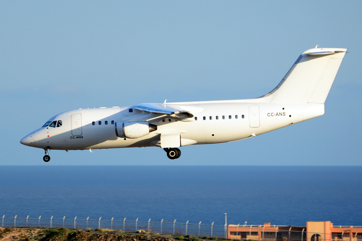 CC-ANS · British Aerospace Avro RJ85 · (LPA / GCLP)