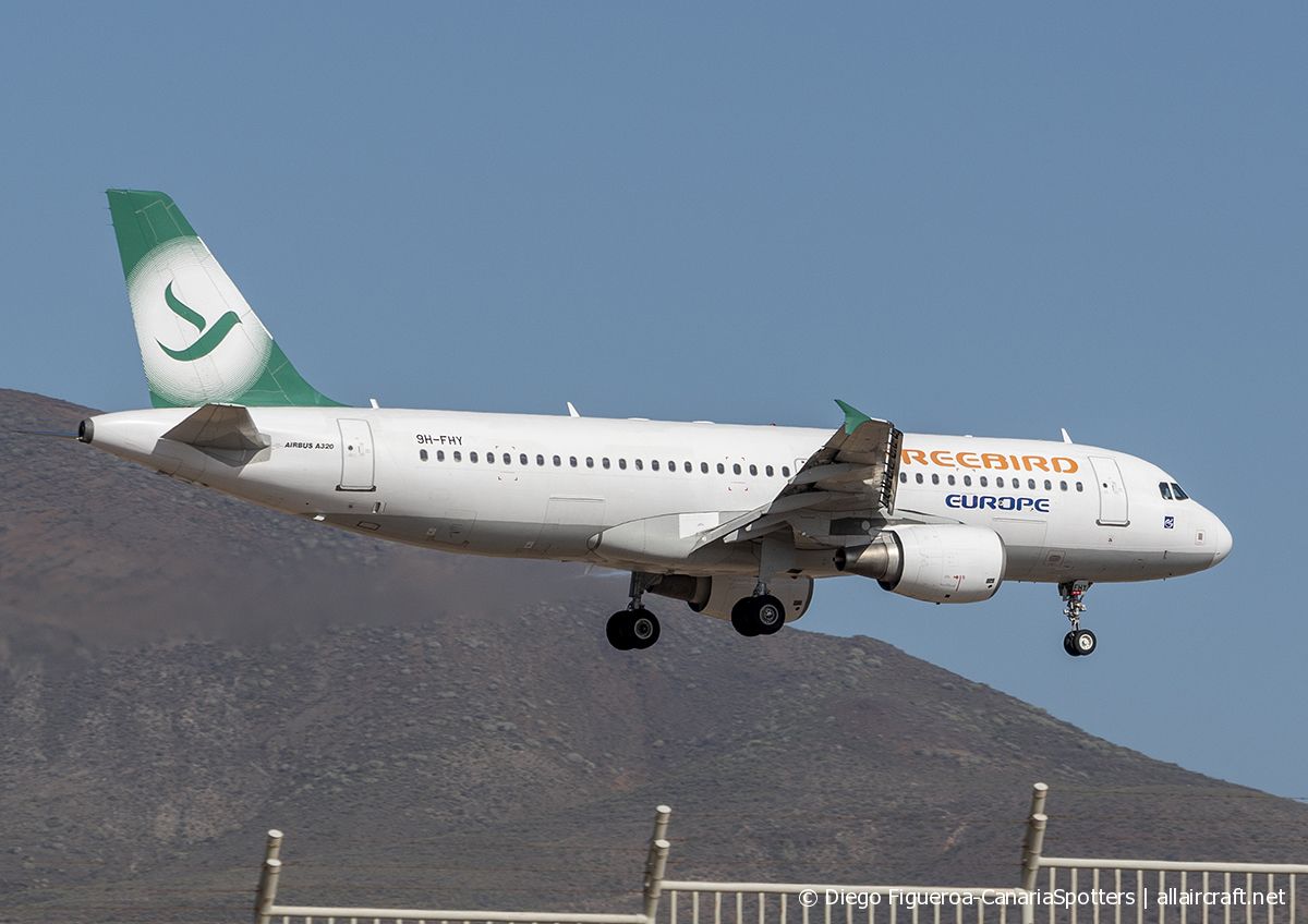 9H-FHY · Airbus A320-214 · (LPA / GCLP)