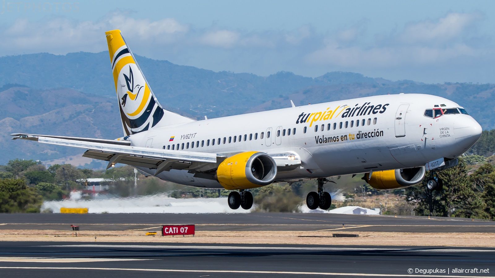 YV621T · Boeing 737-4H6 · (SJO / MROC)