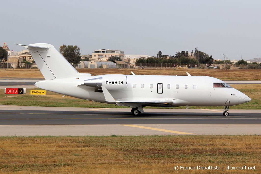 M-ABGS · Bombardier CL-600-2B16 Challenger 605 · (MLA / LMML)
