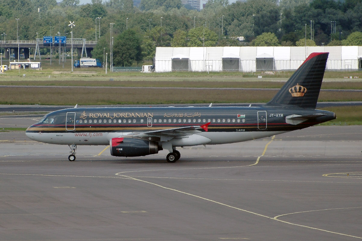 JY-AYM · Airbus A319-132 · (AMS / EHAM)