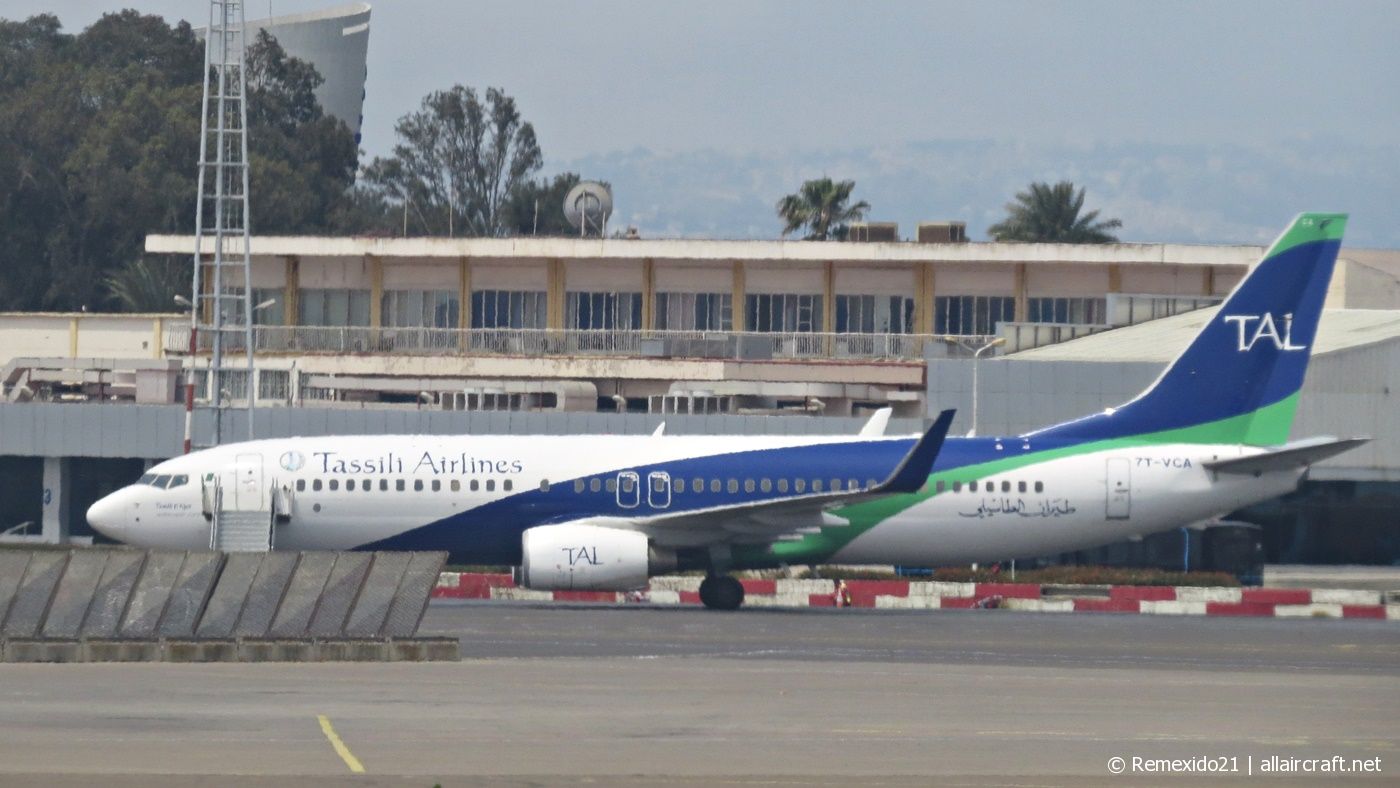 7T-VCA · Boeing 737-8ZQ(WL) · (ALG / DAAG)