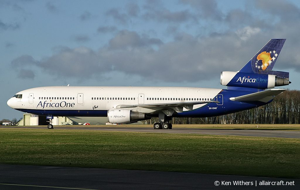 5X-ONE · McDonnell Douglas DC-10-30 · (EGBP)