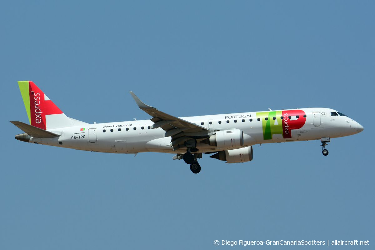 CS-TPO · Embraer 190-100LR · (LPA / GCLP)