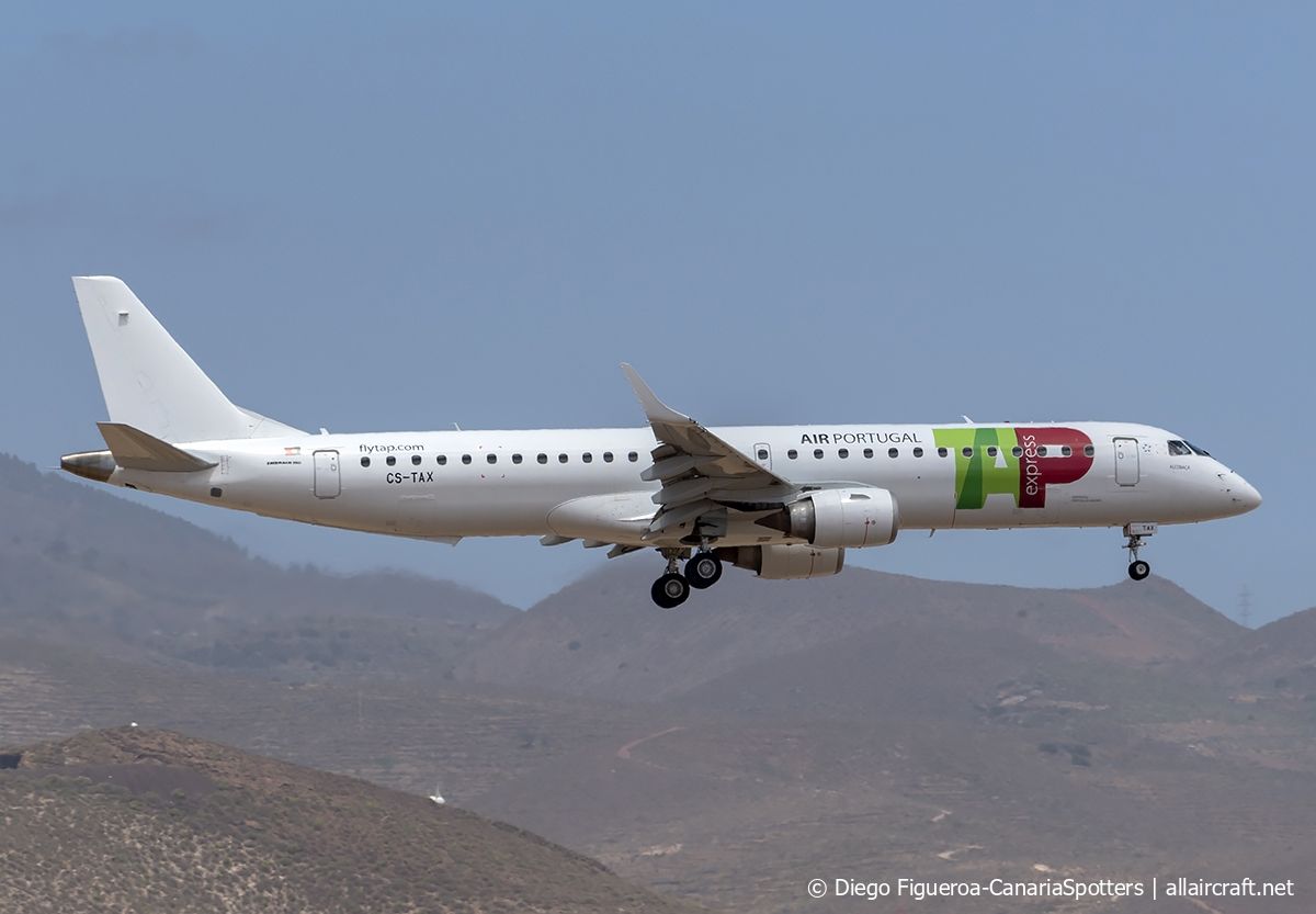 CS-TAX · Embraer 190-200LR · (LPA / GCLP)