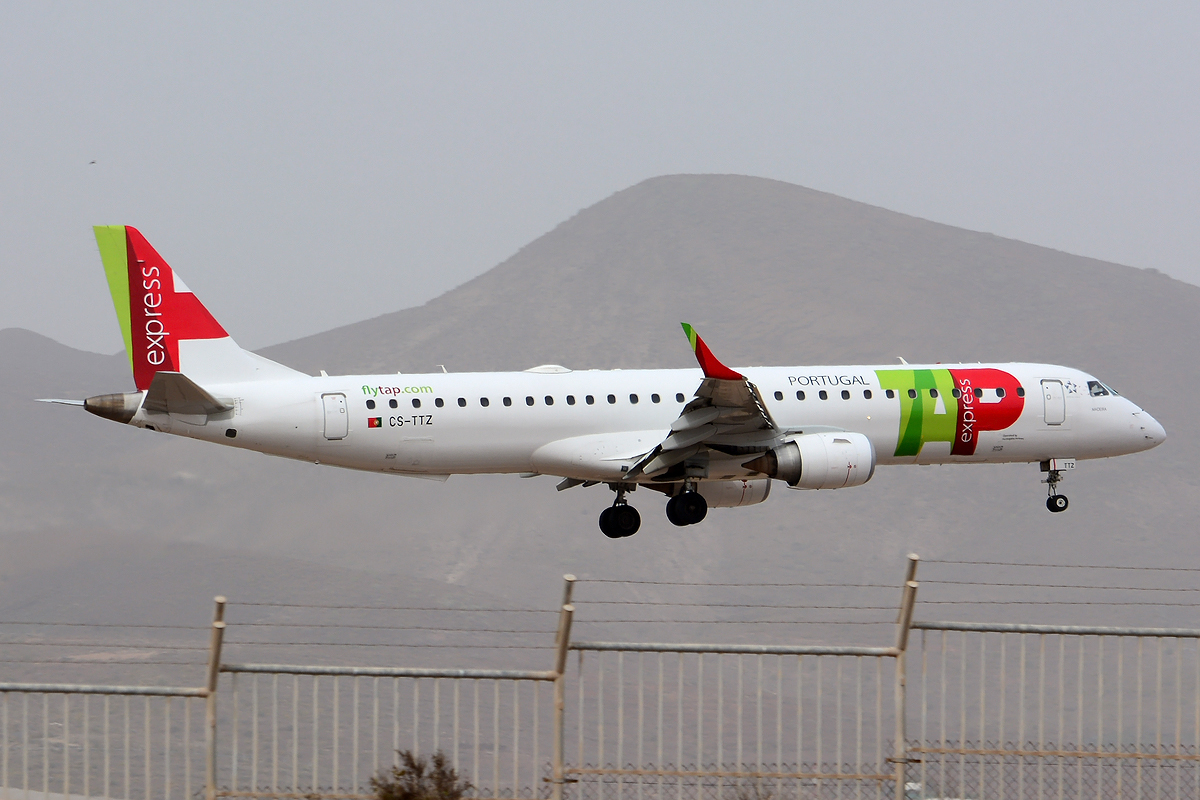 CS-TTZ · Embraer 190-200IGW · (LPA / GCLP)
