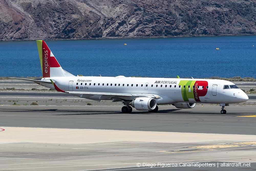CS-TTX · Embraer 190-200IGW · (LPA / GCLP)