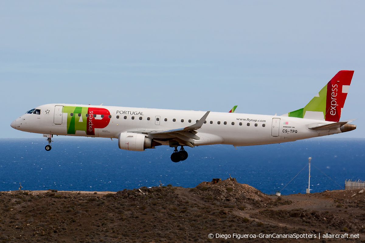 CS-TPQ · Embraer 190-100LR · (LPA / GCLP)