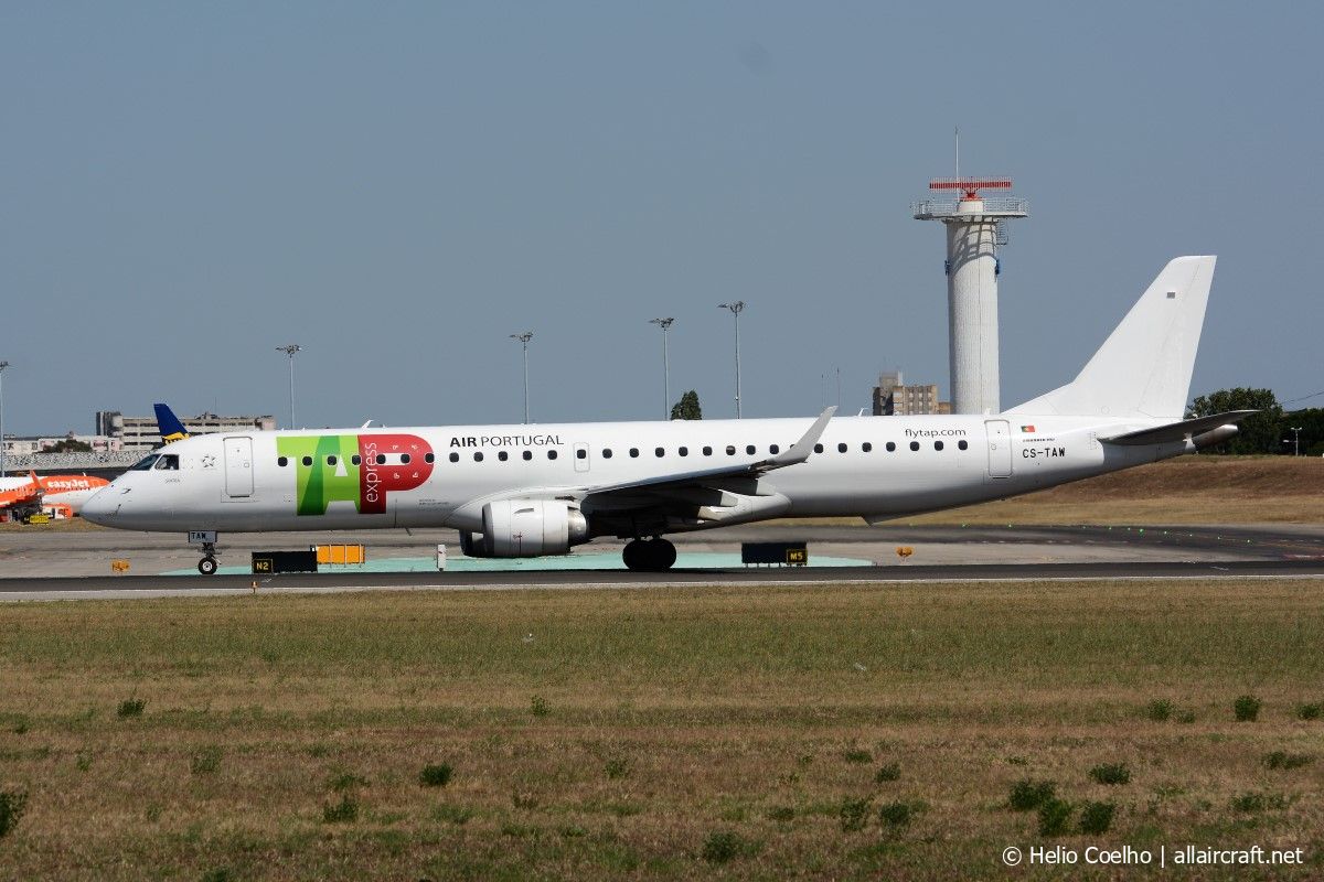 CS-TAW · Embraer 190-200LR · (LIS / LPPT)