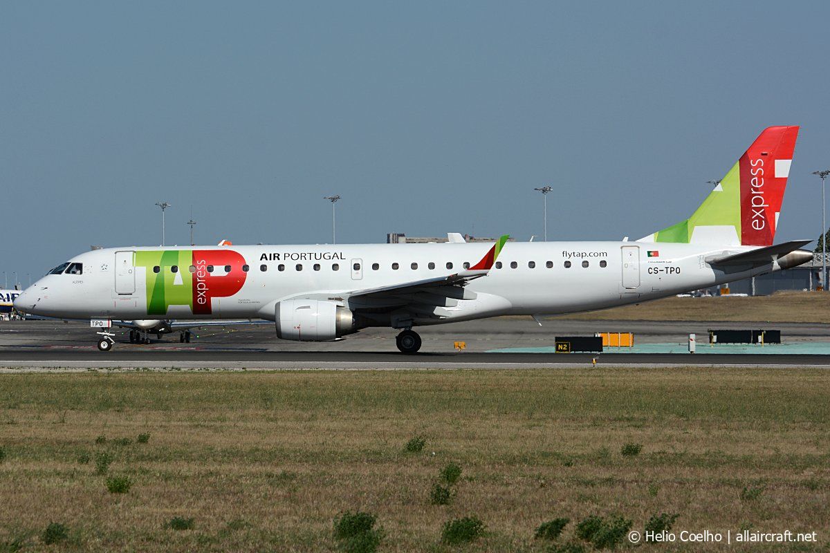 CS-TPO · Embraer 190-100LR · (LIS / LPPT)
