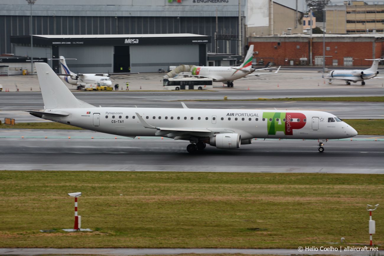 CS-TAY · Embraer 190-200LR · (LIS / LPPT)