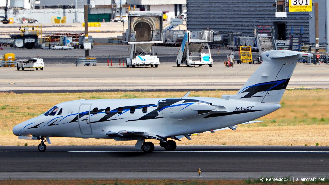 HA-JEF · Cessna 650 Citation VI · (LIS / LPPT)