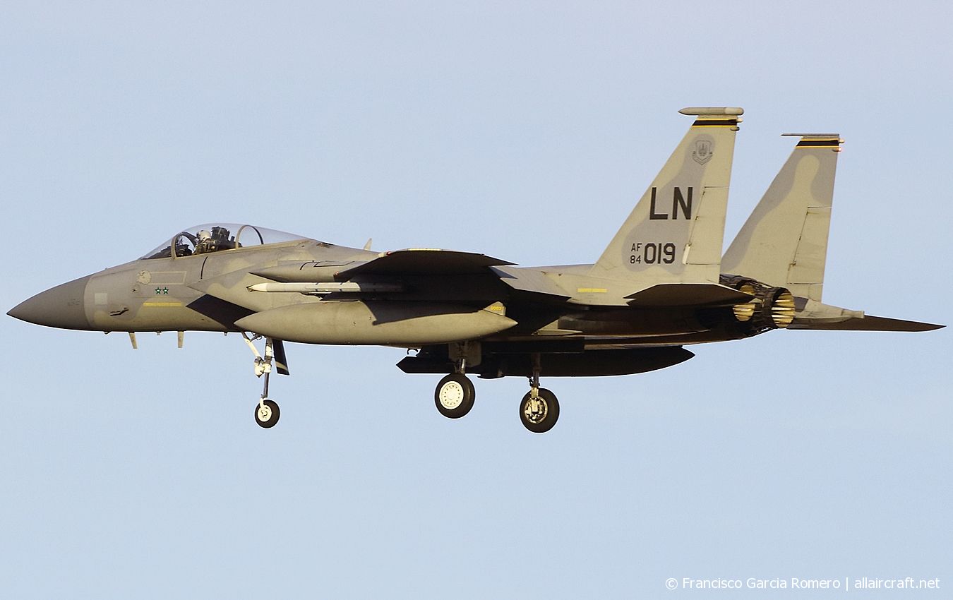 84-0019 (929/C322) McDonnell Douglas F-15C Eagle