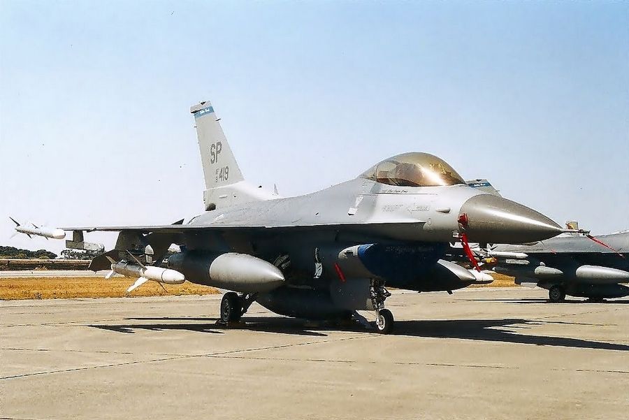 91-0419 (CC-117) 1991 General Dynamics F-16CJ Fighting Falcon