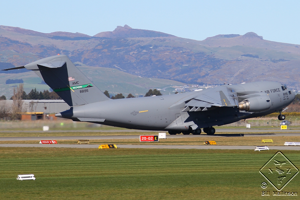 08-8195 · Boeing C-17A Globemaster III · (CHC / NZCH)