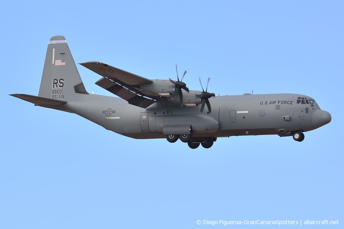 08-8601 · Lockheed Martin C-130J-30 Hercules II · (LPA / GCLP)