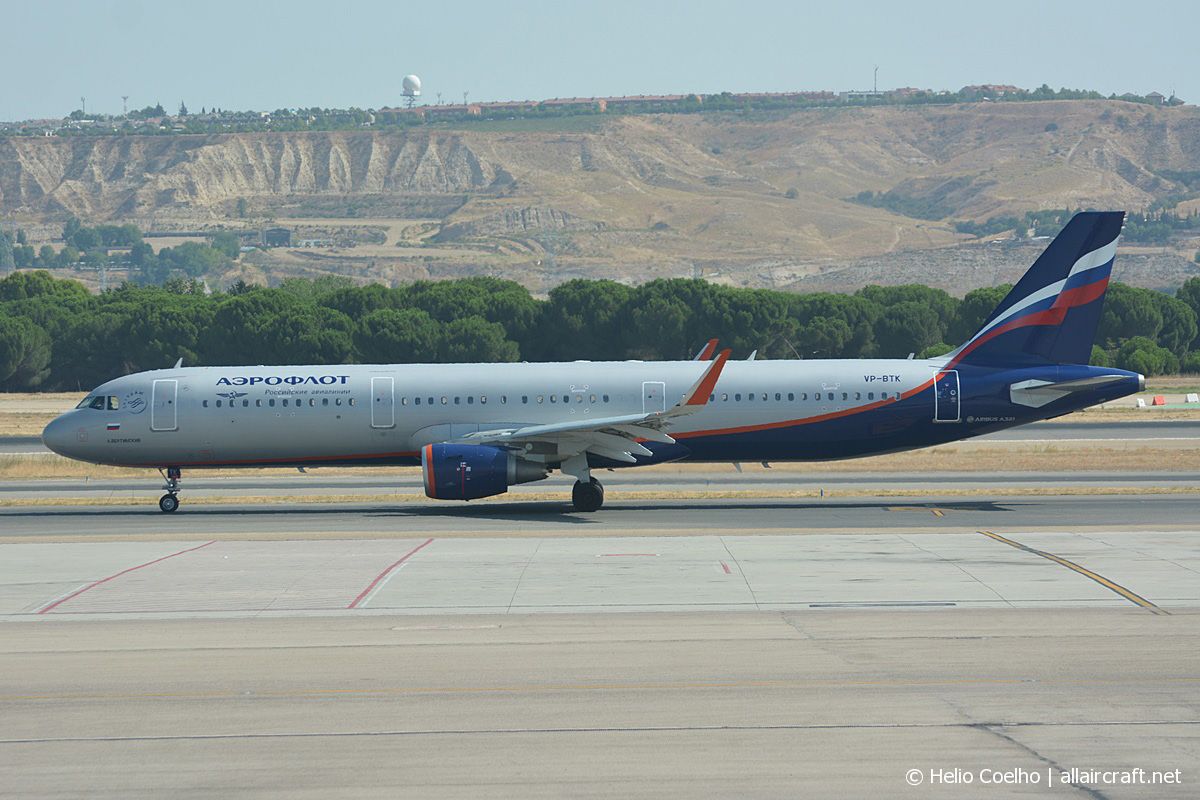 VP-BTK (cn 7934) Airbus A321-211