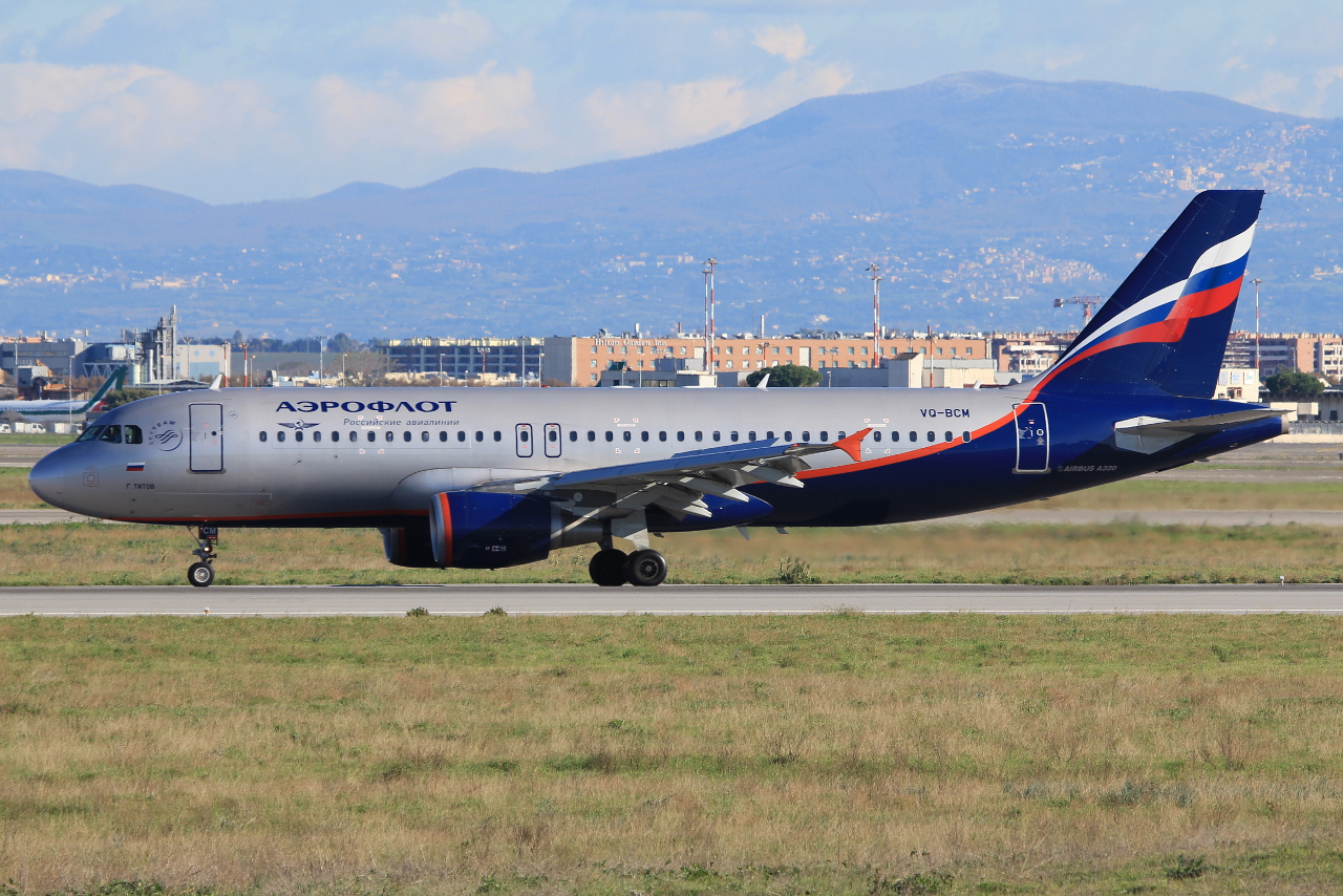VQ-BCM · Airbus A320-214 · (FCO / LIRF)